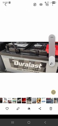 H6 agm battery brand new