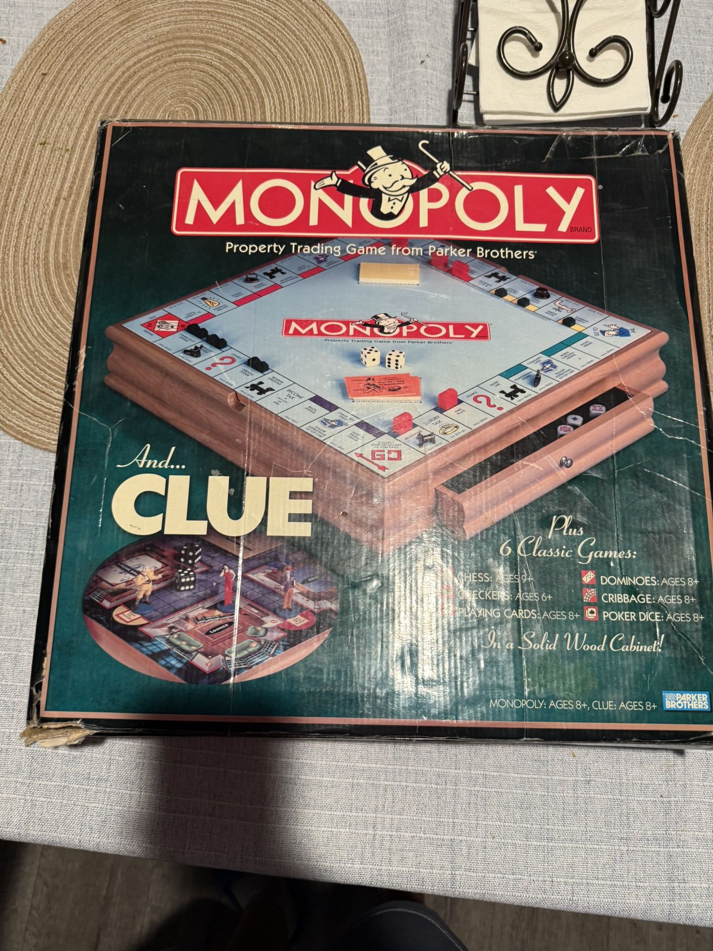 Monopoly And Clue With Other Classic Games
