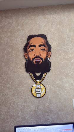 Nipsey Hussle wall art