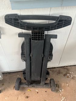 Weber Q BBQ Grill Rolling Cart Tailgate Camp