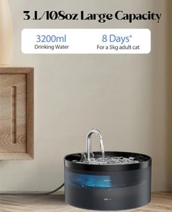 Fuente de agua silenciosa para mascotas