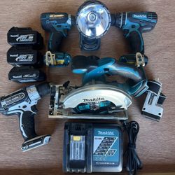 Makita 18V Tool Set with Batteries