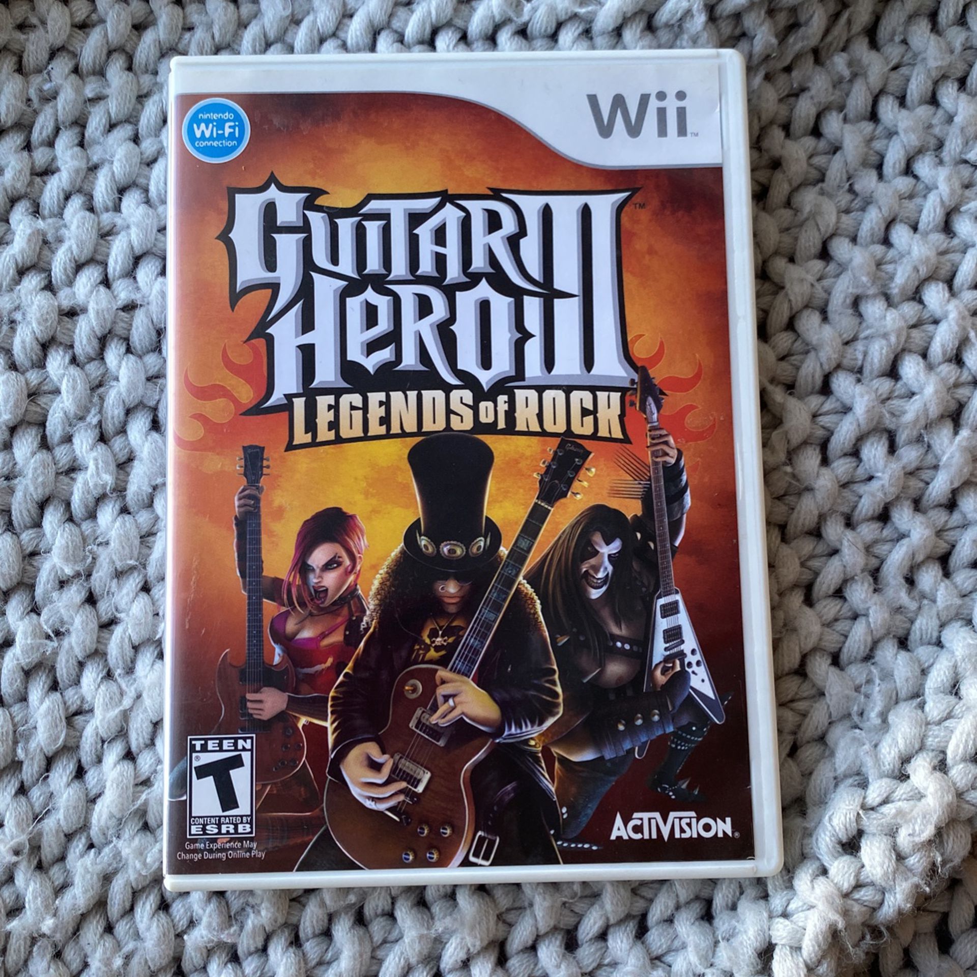 Wii Guitar Hero 3 Rock 