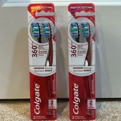 2-pack Colgate toothbrushes: $5 each