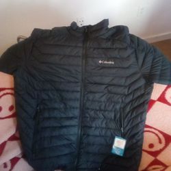 Two Black Columbia Puffers 3xl&2xl Brand New 150 Obo For Both 