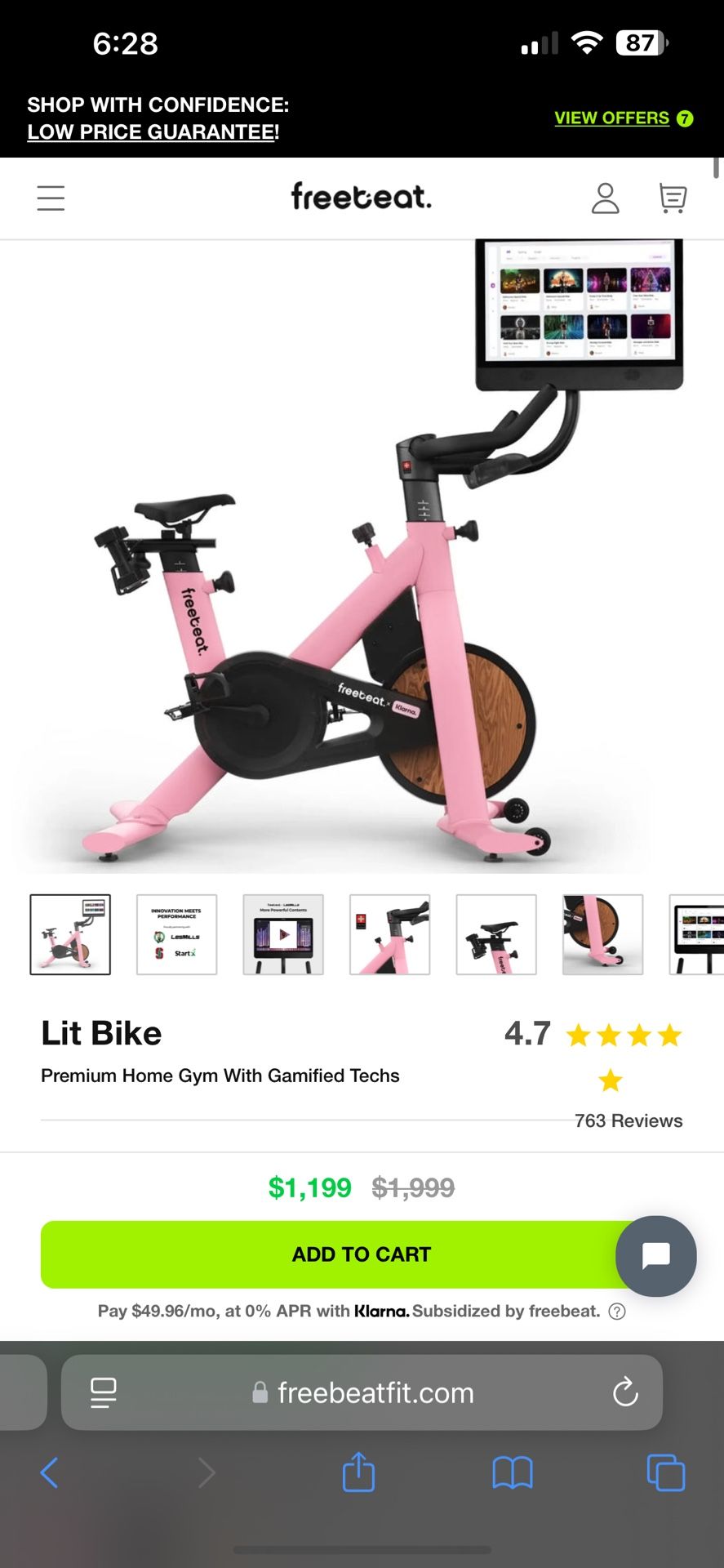 Freebeat Exercise Bicycle