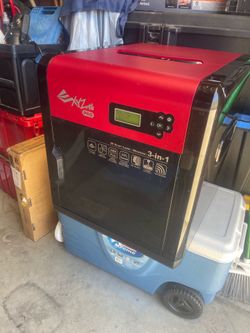 XYZprinting da Vinci 1.0 Pro Impresora/escáner 3D Inalámbrico 7.8''x7.8''x7.5'', Cama con Calefacción, Grabador Láser
