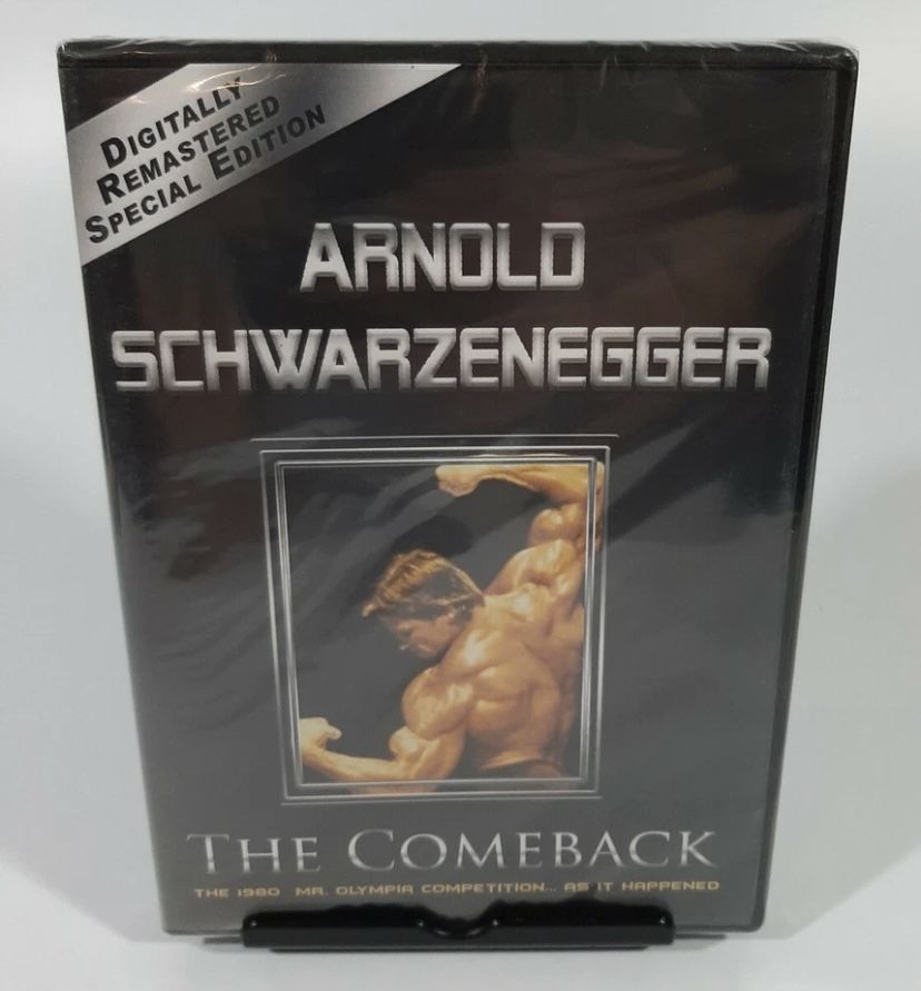 brand new sealed dvd arnold schwarzenegger the comeback