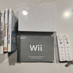 Nintendo Wii System And Games