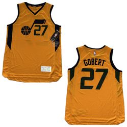 Utah Jazz Rudy Gobert #27 Fanatics Jersey Mens Small New 