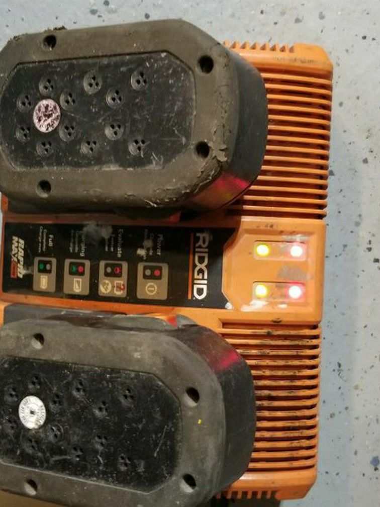 Ridgid 14.4 V Batteries In Good Working Condition
