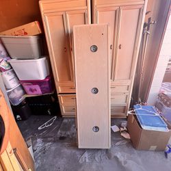 Wall Unit Armoire Queen/King Bed