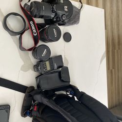 Canon 60D With Pro Lens And Other Accessories