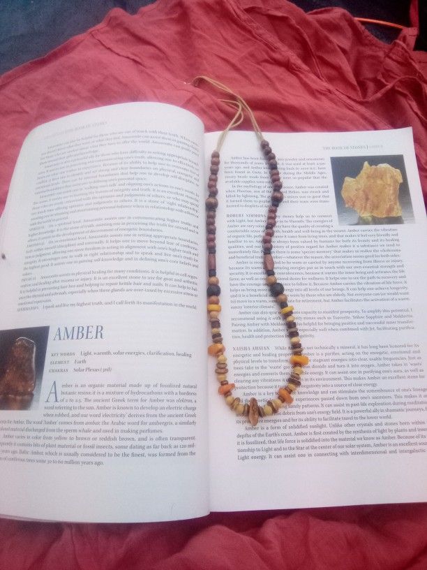 Amber Gemstone Necklace
