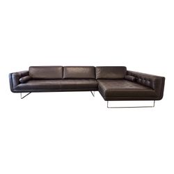 Italian Leather Sectional