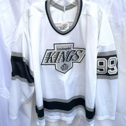 Vtg 1992 CCM NHL LA Kings Wayne Gretzky Jersey SZ L
