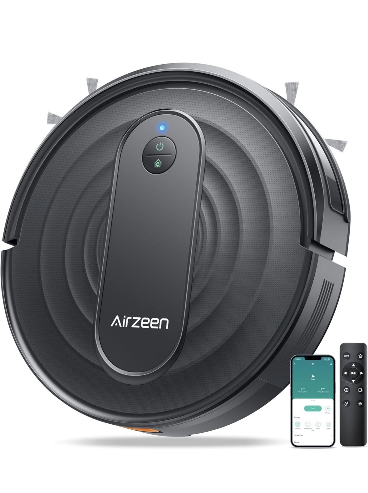 Robot Vacuum Cleaner with 3000Pa Suction,Personalized Cleaning Settings Alexa
