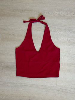 Hollister Red Halter Top
