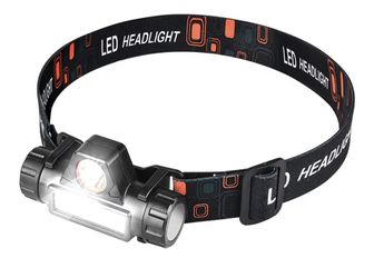Camping Headlamp 2-in-1 high-Output LED Flashlight Rechargeable,Lightweight Hands-Free Headlamp Rainproof Magnetic Adjustable Headwear Headlight for O