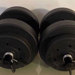 40lb Adjustable Dumbbells 