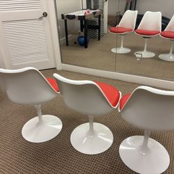 Three Tulip Chairs 