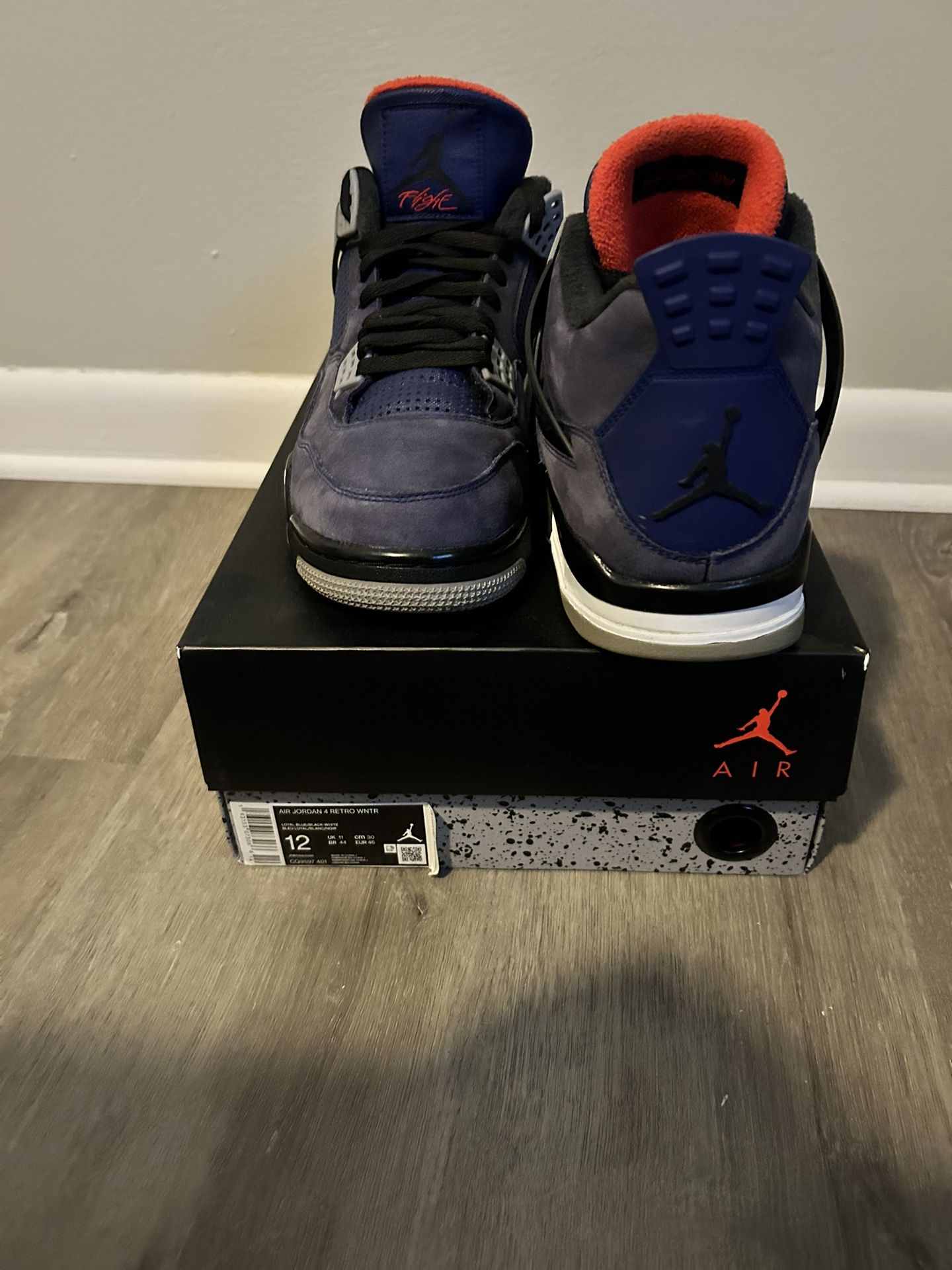 Winterized Jordan 4s - Sz 12