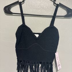 Black Crop Top