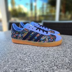 Adidas Gazelle x Liberty London GS Supplier Colour / Gum BRAND NEW