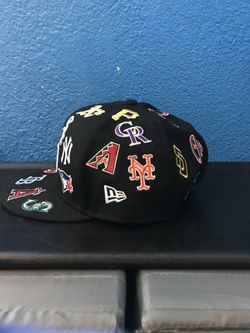 New Era 59Fifty MLB All Over Team Logos Fitted Hat