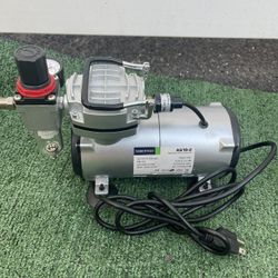 Timbertech AS18-2 Airbrush Compressor | Oil-Free, Auto-Start Mini Compressor