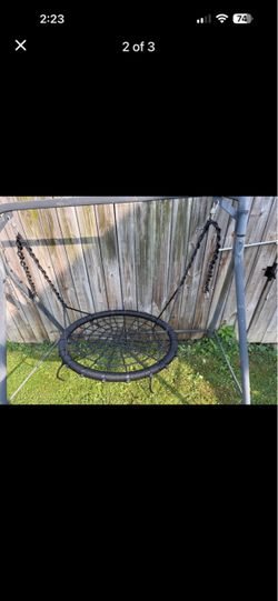 Round Net Saucer Swing