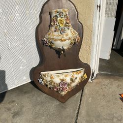 Ceramic Flower Fountain