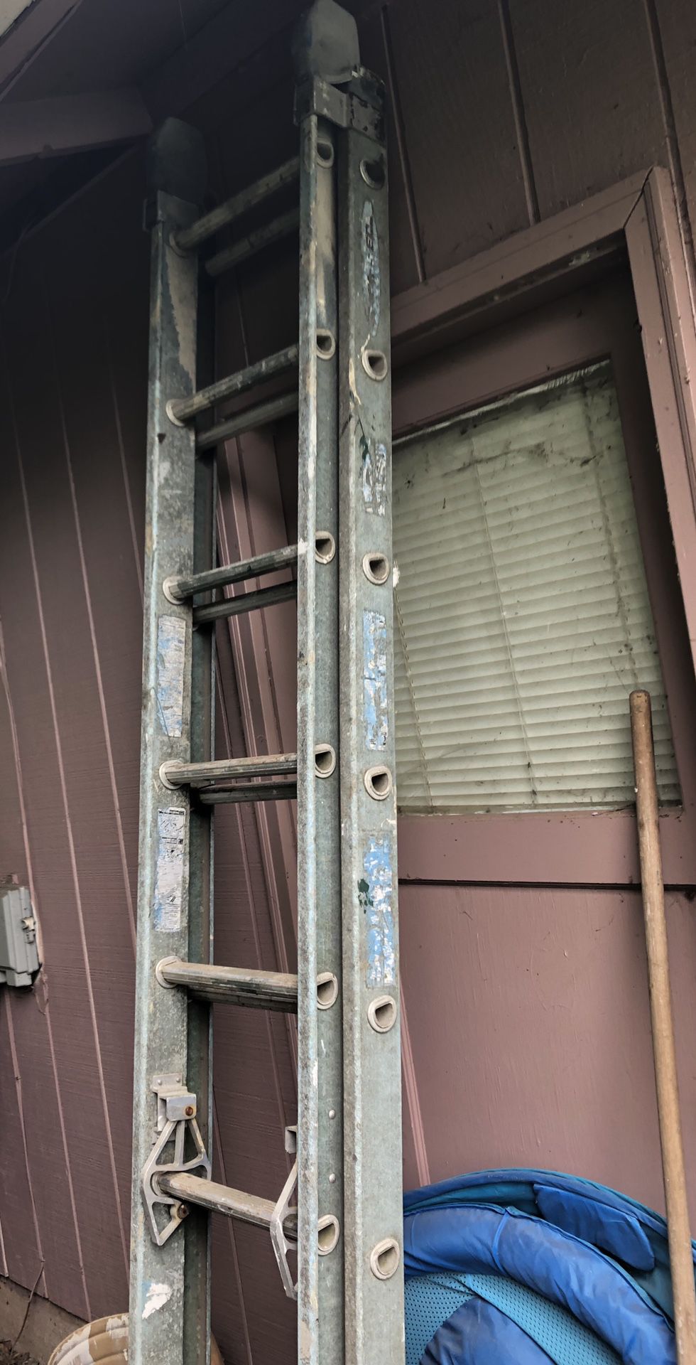 16 ft fiberglass extension ladder