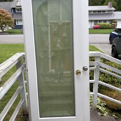 Etched Glass Door Solid Core