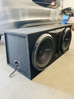 Rockford Fosgate Dual 12 Inch P2 Subs!!