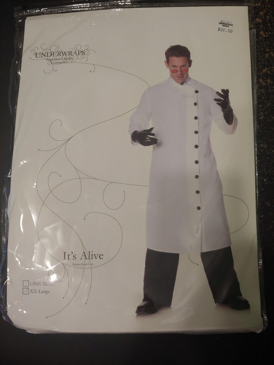 It's Alive mad scientist costume XXL.
