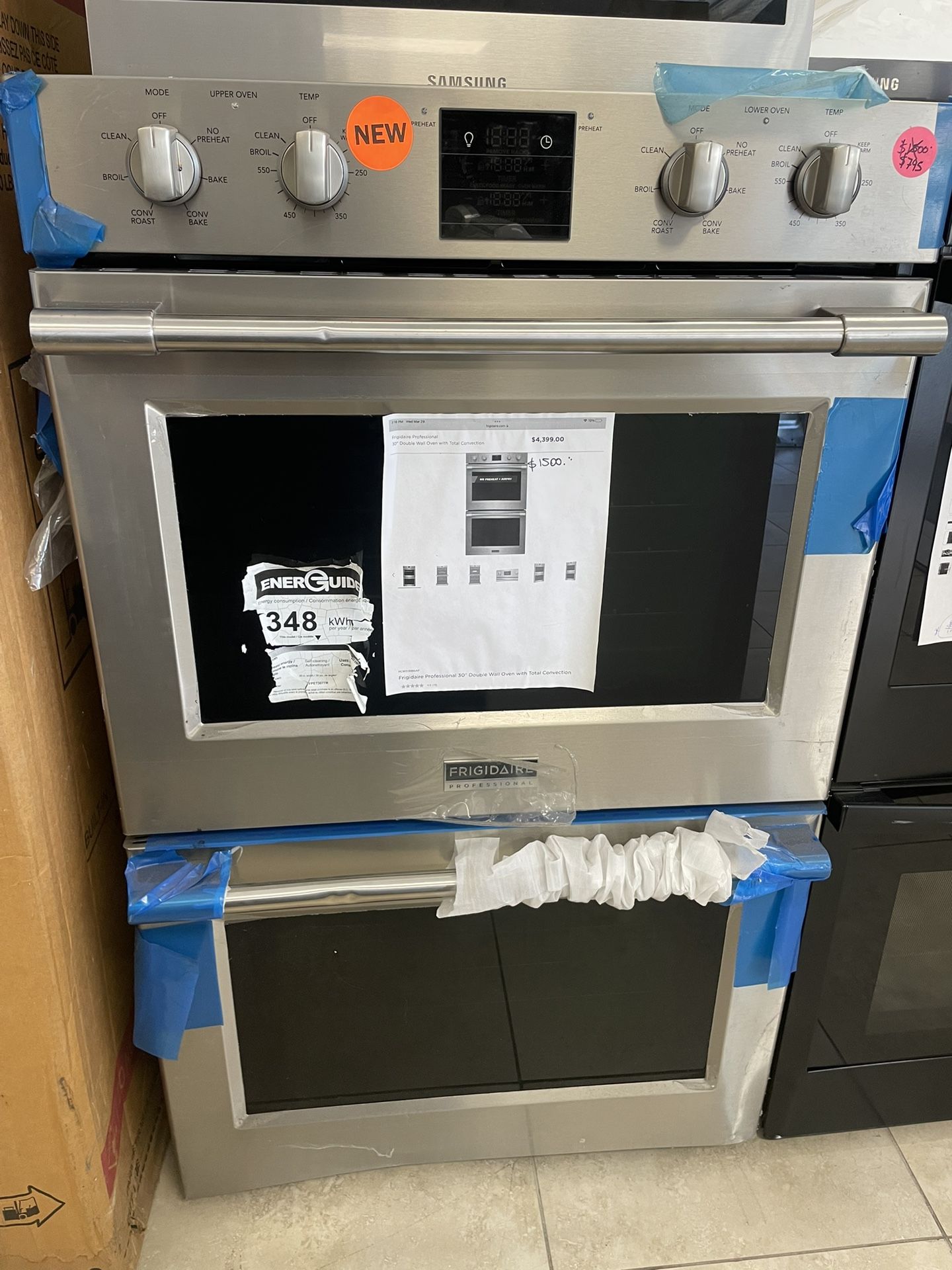 NEW ✅ Frigidaire Double Oven 🤑$695🤑oven liquidation