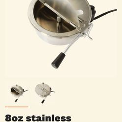 8oz stainless steel popcorn kettle