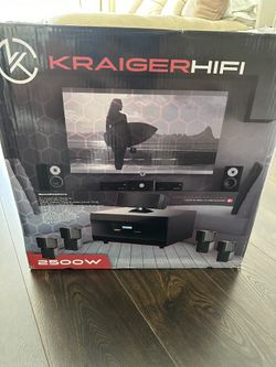 Kraiger HiFi R-N303 COMPLETE 6 PIECE SURROUND SYSTEM BRAND NEW HOME THEATER