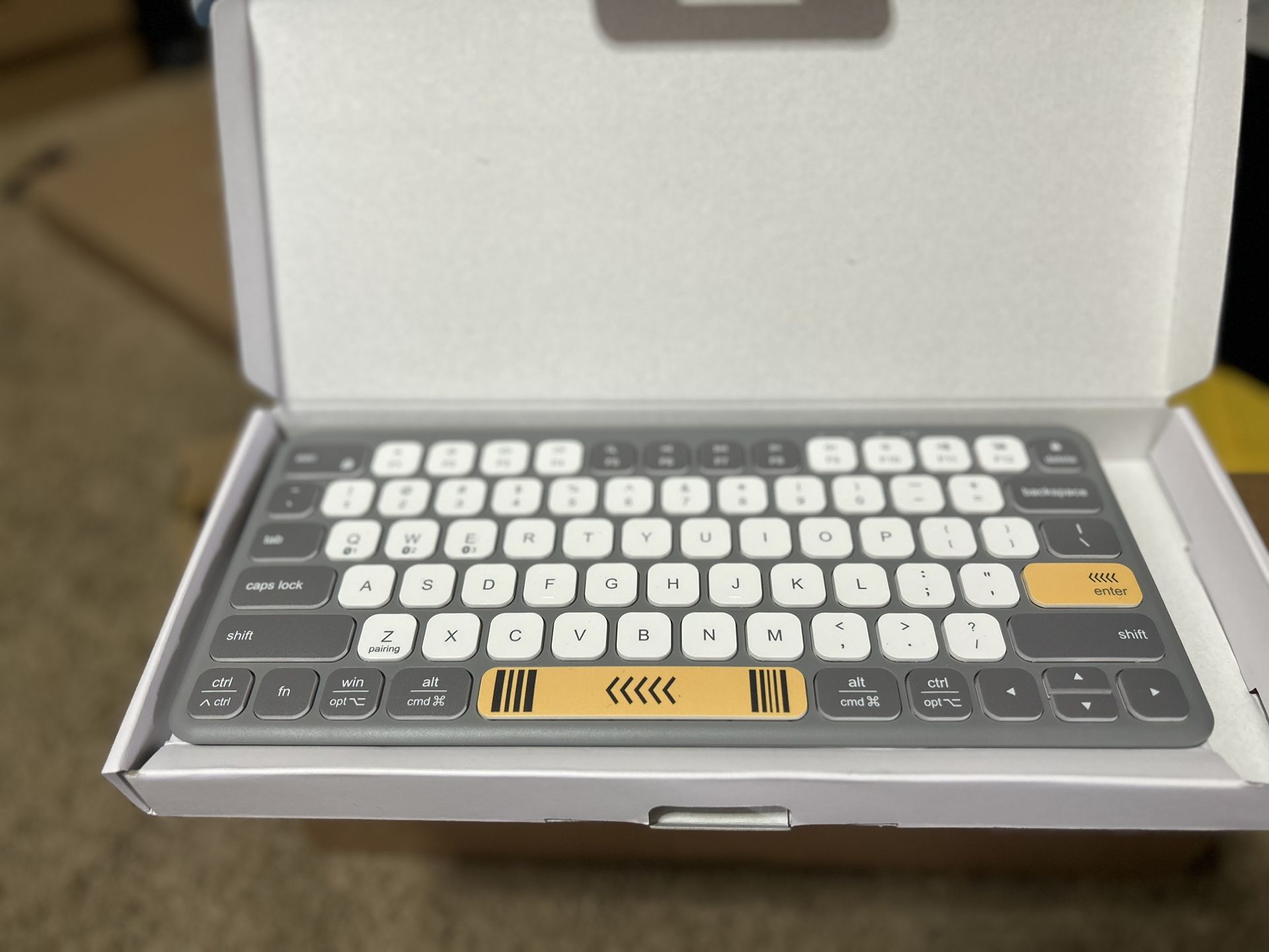 iClever BK50 Wireless Bluetooth Keyboard With 3 Device Memory On-board