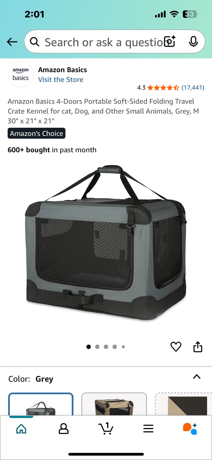 Pet Carrier / Kannel XL