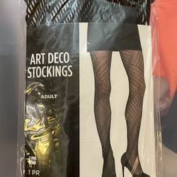 New Art Deco Fishnet Stockings