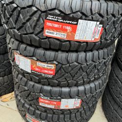 New Nitto 275/60R20 All Terrain Tires