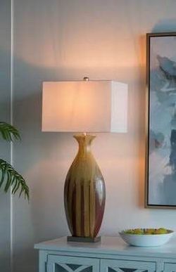 AS IS New 16x10.5x36" Ceramic Table Lamp