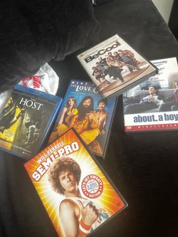 Lot of 5 DVDs and Blu-ray Movies