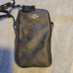 Coach Brown Signature Crossbody 