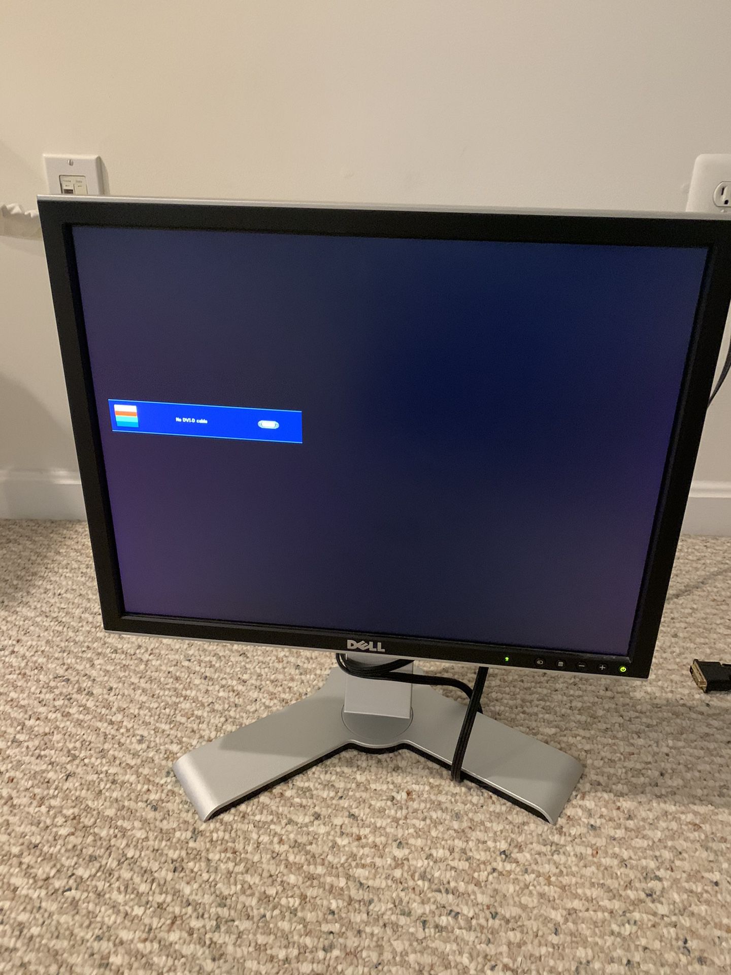 Dell Monitor - Gently Used w/HDMI adapter