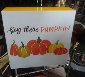 New and used fall decorations