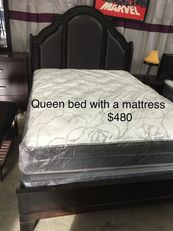 Queen Bed With A Mattress 480 For In Long Beach Ca Offerup