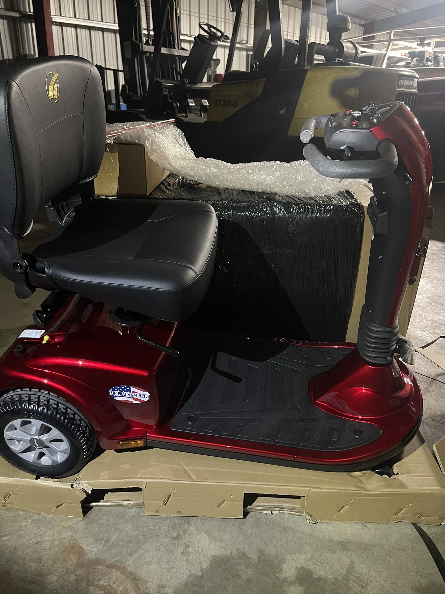 Golden Electric Kart